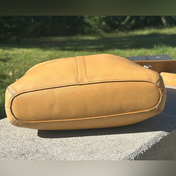 Coach 9326 Legacy Slim Shoulder Crossbody Bag Camel - Picture 9 of 14